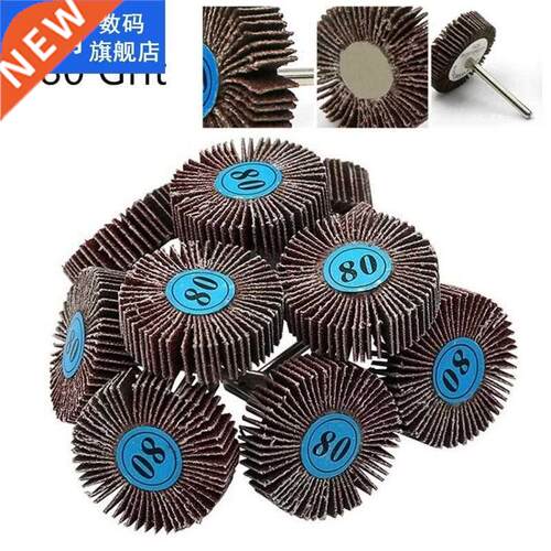 1/10PC Dremel Accessories Sandpaper Flap Disc Polishing Belt