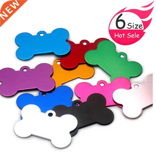 Wholesale 100Pcs Bone Dog ID Tag Engraving Pet Dog ID Tags C