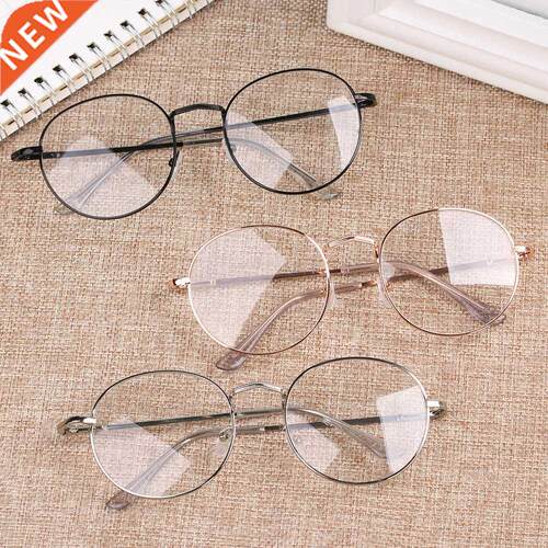 New Fashion Unisex Metal Vintage Round Glasses Oversized Gla