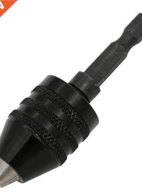 1/4 Inch Hex Shank Keyless Drill Chuck Quick Change Adapter