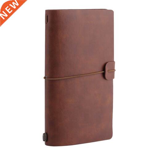 Vintage Hardcover Notebook Spiral Faux Leather Dairy Note Bo