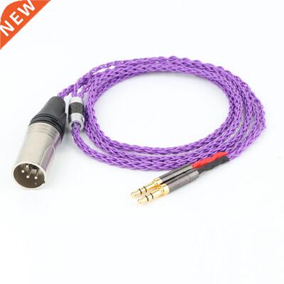 Preffair HIFI 8 Cores Silver Plated Headphone Upgrade Cables