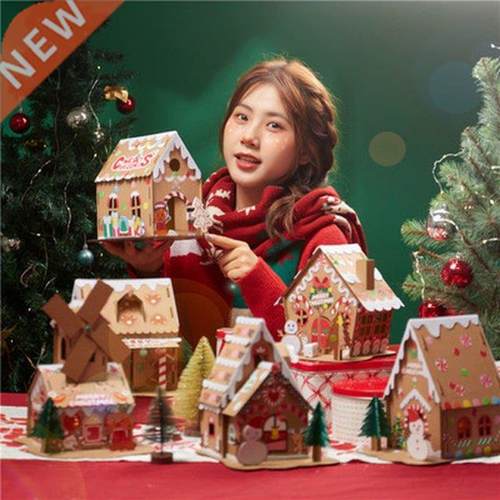 Kleuterschool Gift Kerst Cookie Huis Decoraties Kinderen Han