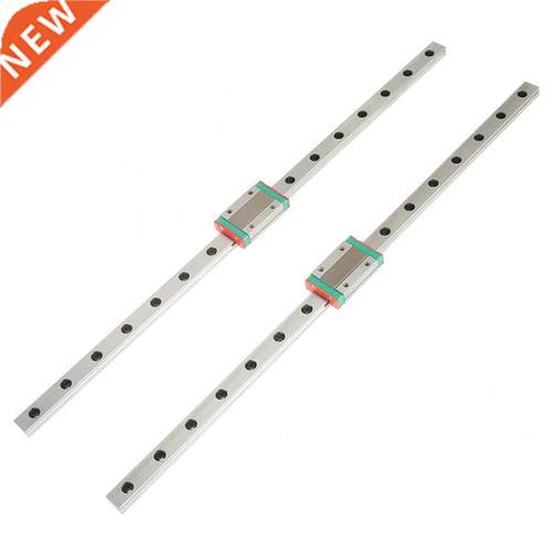 Linear guide 2pc 400mm Steel Linear Guide Rails +Slide loc