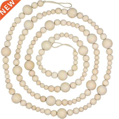 Handmade Gland With Jute Rustic Tassel Wood Bead Glands