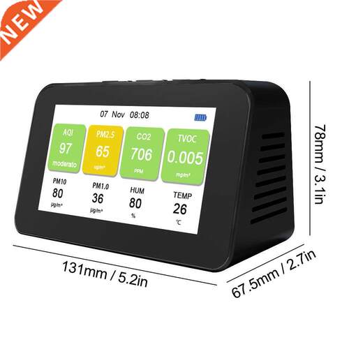 DM601 Multi function LCD Screen Air Quality Detector PM2.5