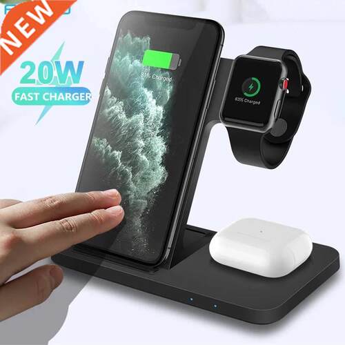20W Qi Wireless Charger for iPhone 13 12 11 Pro XS X 8