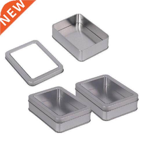 3 Pcs Metal Iron Tin Jars , Cosmetic Containers Round Tin