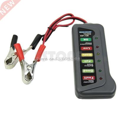 LED Digital Battery Alternator Tester 适用于 Cars Motorcycl