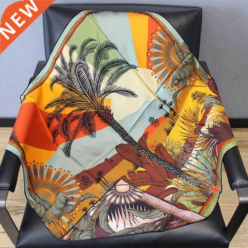 Luxury 100% Twill Silk Scf Unisex Man Women Fashion Double