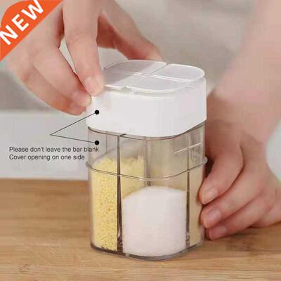 Plastic Seasoning Bottle 4 In 1 Flap Seasoning Tank Sealing