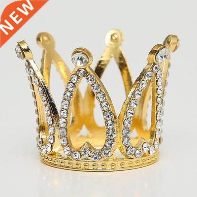 Mini Crown Princess Crystal Pearl Tiara Children Hair