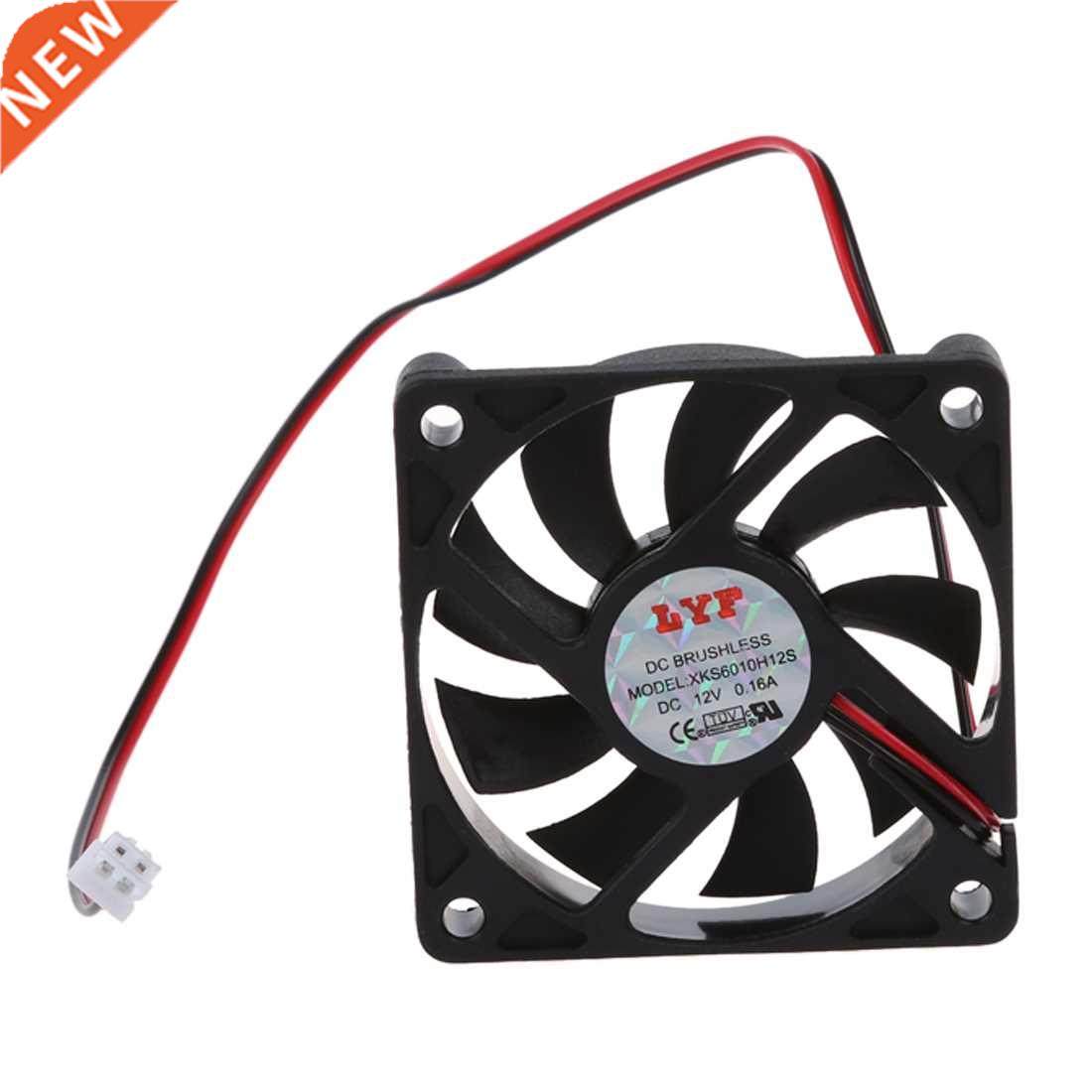 Desktop PC Case DC 12V 0.16A 60mm 2 Pin Cooler Cooling Fan