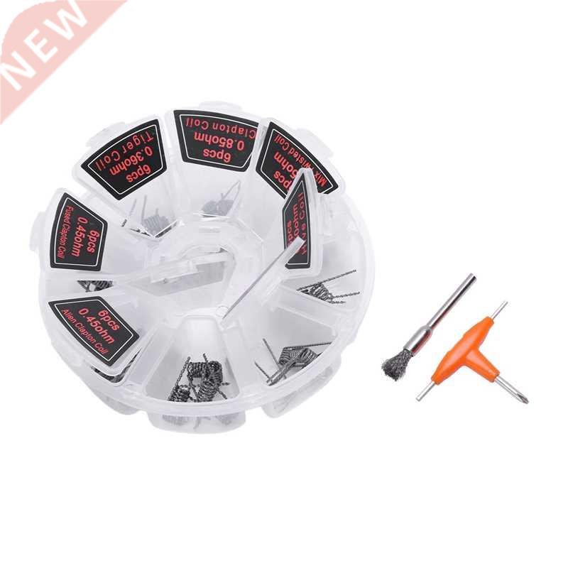 8 in 1 Clapton Coil platte twisted Mix twisted Fused clapton