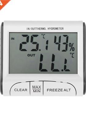 Weather Station Temperature Humidity Meter Sensor LCD Thermo