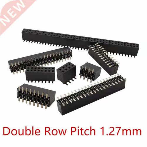 10Pcs SMT SMD 1.27mm 1.27 Double Row Female 2*/4/5/6/7/8/10