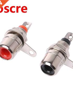 10 Pcs Gold Plated RCA Phono Chassis Panel Mount Female Sock