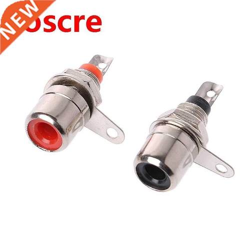 10 Pcs Gold Plated RCA Phono Chassis Panel Mount Female Sock