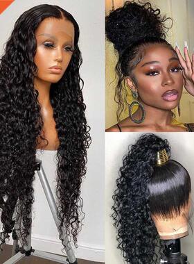 360 HD Lace Frontal Wig 30 Inch Water Wave 13x4 Lace Front H