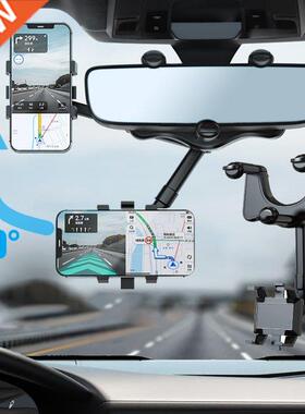 Universal 360 Rotatable Car Phone Holder Rearview Mirror Mou