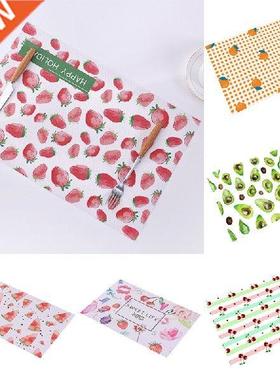 1Pcs Fruit Pattern Tableware Mat For Dining Table