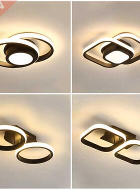 LED Ceiling Lamp for Corridor Balcony Black&white 20W 22