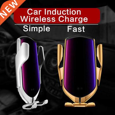 Automatic Clamping Infrared Auto Induction QI Car Wireless C