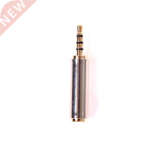 1pcs Connector Gold 2.5 Mm Male To 3.5 Mm Female Audio Stere
