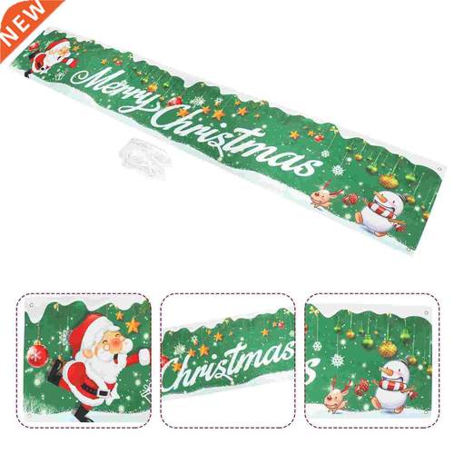 Merry Christmas Yard Banner Christmas Party Supplies House