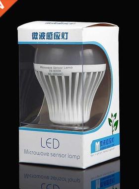 7W 6000K 85-265VAC 16LED Microwave Sensor Lamp / White Light