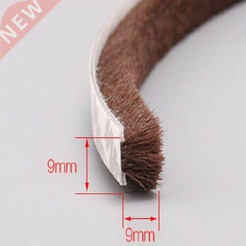 5m-10m 9mm x 9mm door window weather wind seal brush self