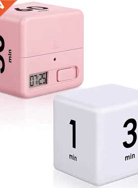 2 Pieces Square Timer Gravity Sensor Flip Timer, Kitchen