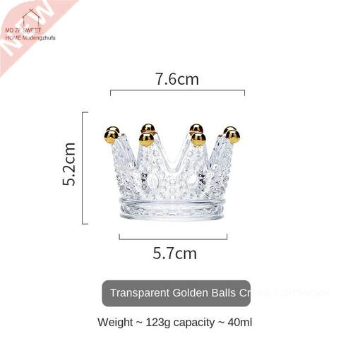 Candlelight Dinner Props Crystal Crown Romantic Candlestick