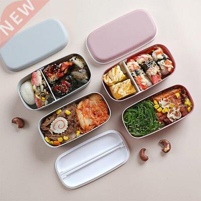 Bento Lunch Box Container with Chopsticks Food Storage for A