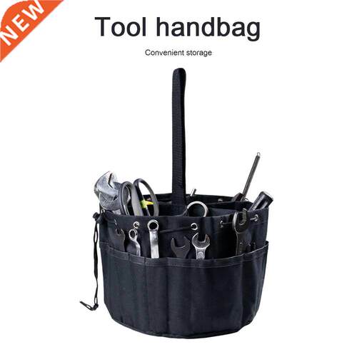 Multi-Pocket Gardening Tool Storage Bag Round Oxford Cloth D