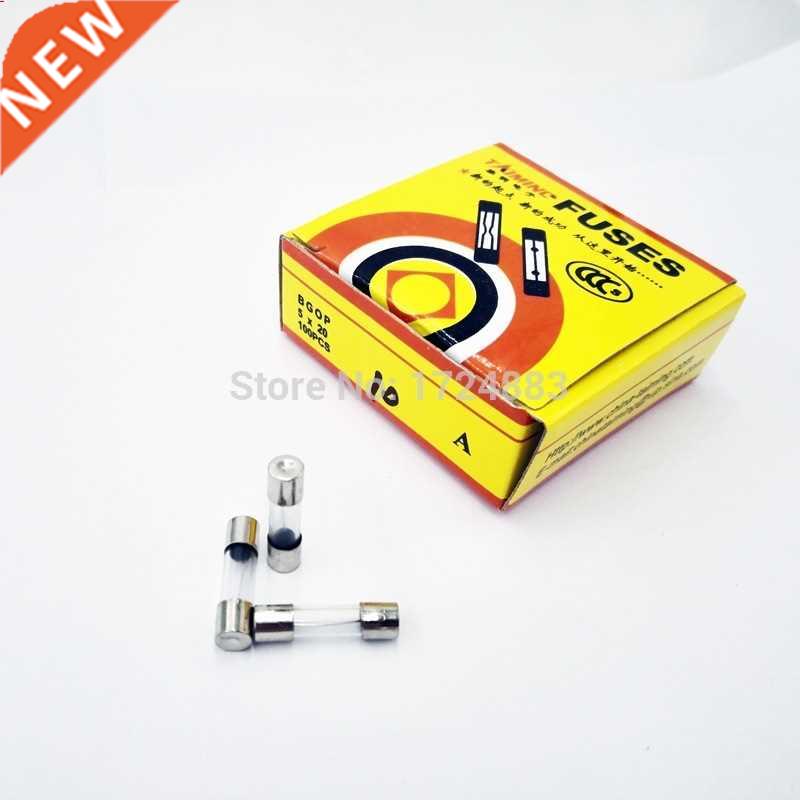 100PCS/Set 5mm*20mm Glass fuse 250V 0.2A 0.5A 1A 2A 3A 4A 5A