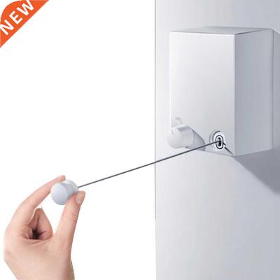 Indoor Outdoor Retractable Clothesline Laundry Drying Rack