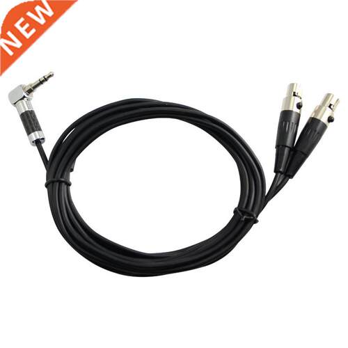 3.5mm Mini Male to 2 Mini XLR Female Breakout Y-Cable 0.3m