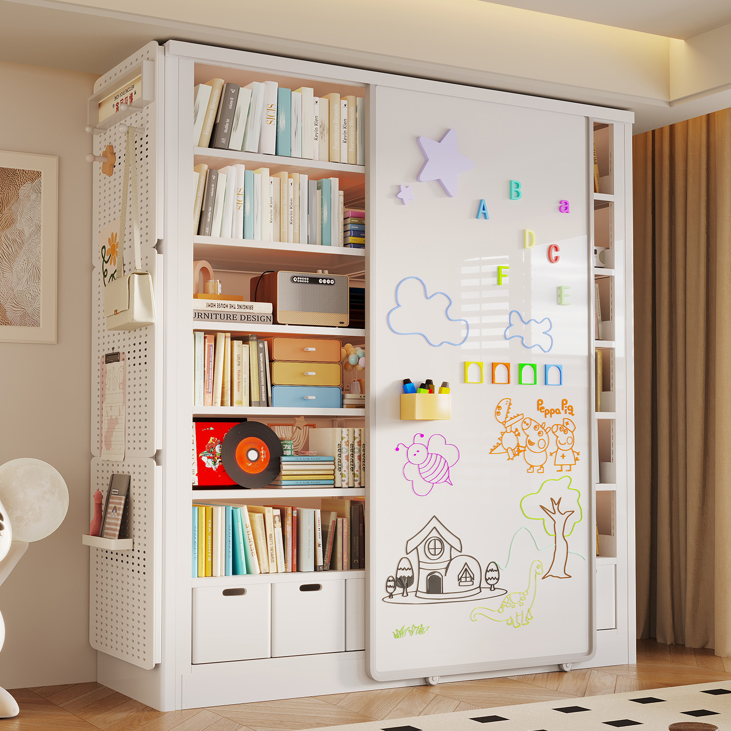 爆卖10W+】大容量无甲醛书架