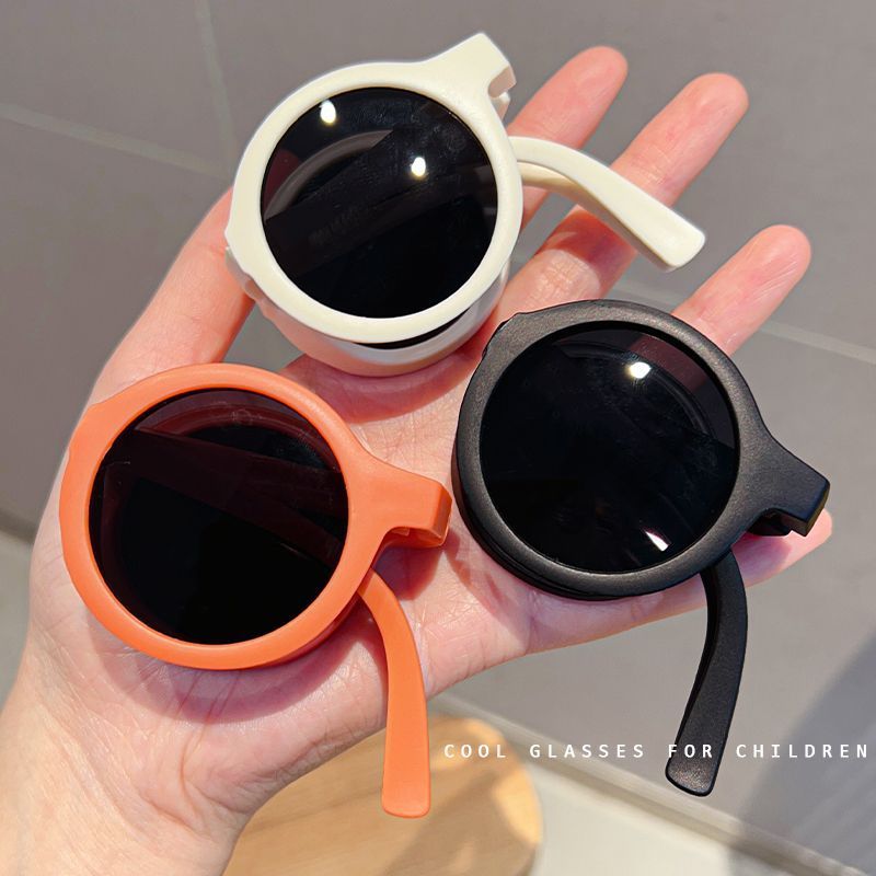 儿童太阳镜硅胶男孩女孩护眼儿童墨镜宝宝偏光太阳镜霸气