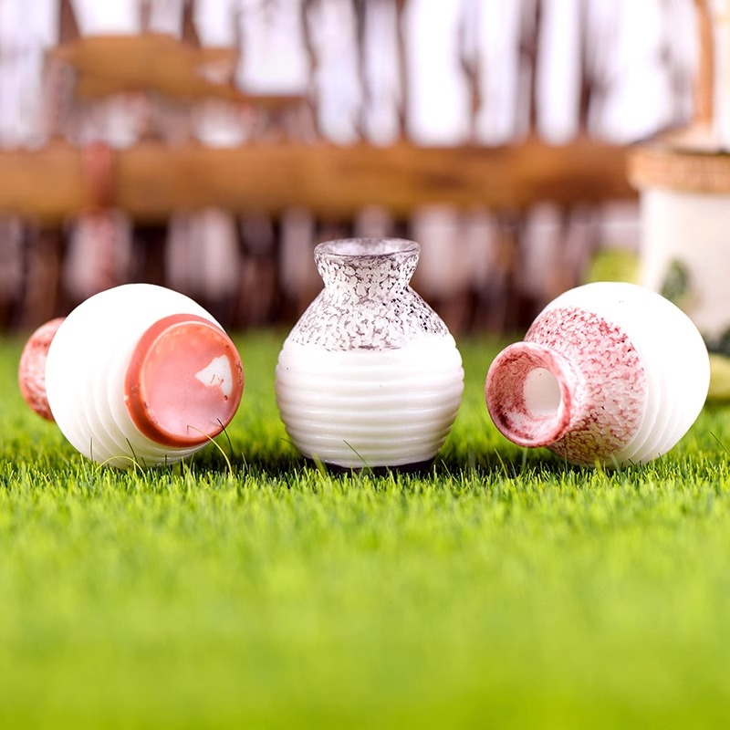 微景观多肉摆件树脂仿真陶瓷细口小花瓶创意家居桌面小摆件