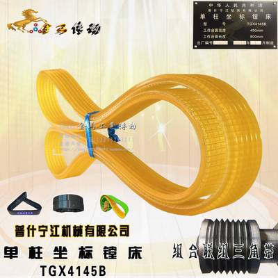 普什宁江机床 单柱坐标镗床 TGX4141B平皮带770/联组三角带2500-7