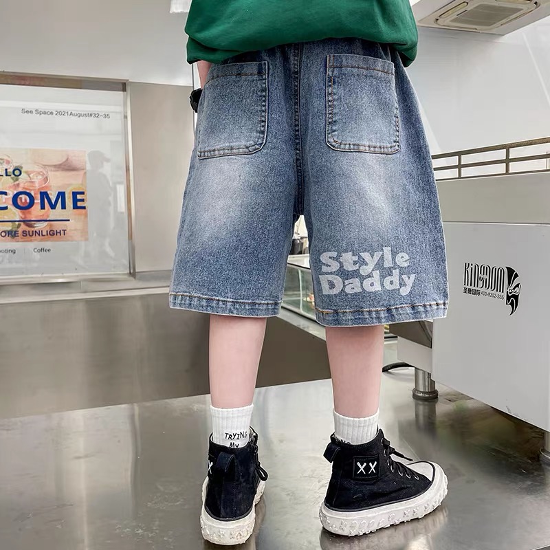 男童牛仔短裤夏季薄款