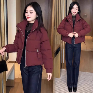 短款棉服女冬季2026年新款秋冬款女士外套今年流行的爆款女装棉袄