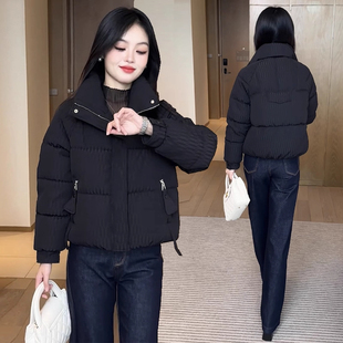 羽绒棉服女短款2026新款冬季时尚韩版洋气面包服加厚保暖棉衣棉袄