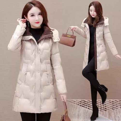 中年妈妈装时尚棉衣加厚保暖外套