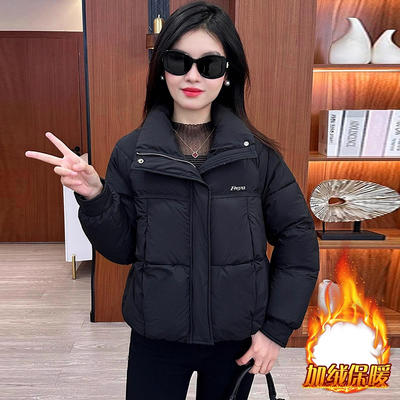 新款宽松显瘦小个子棉袄短外套