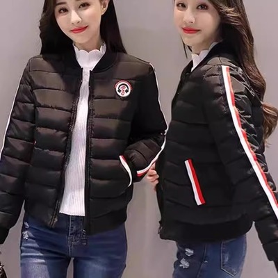 冬韩版女士棉袄修身羽绒棉服外套