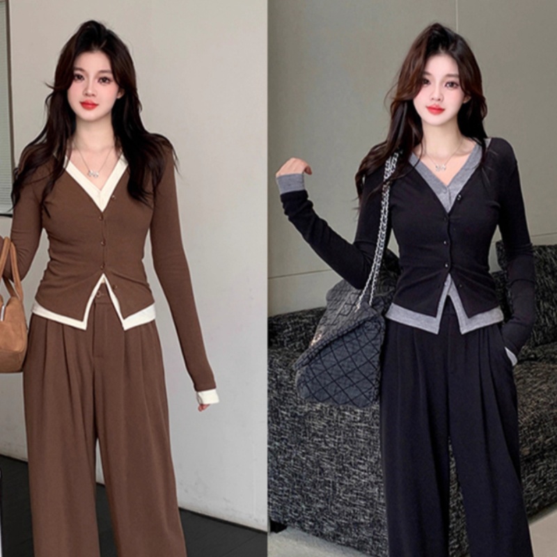 胖妹妹显瘦遮肚减龄巨好看两件套