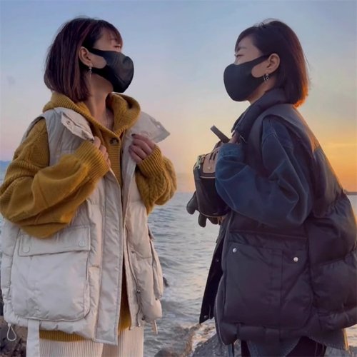 宽松百搭小个子坎肩棉马夹外套